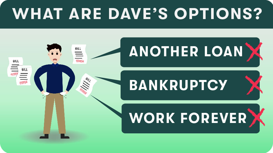 What are Dave's options? 